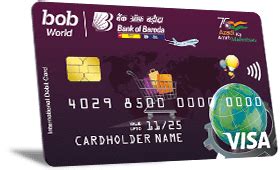 bob visa classic intl contactless debit card charges|bob debit card credit card.